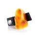 Unisex Adjustable Ring With Natural Amber The Grunge, Ring Size: 13 / 22, image , picture 3