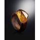 Ethnic Wooden Amber Ring The Indonesia, Ring Size: 10 / 20, image , picture 2