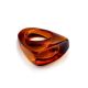 High Polished Amber Ring, Ring Size: 7 / 17.5, image , picture 3