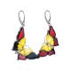 Amber Butterfly Dangles In Sterling Silver The April, image , picture 3