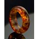 Natural Amber Band Ring The Magma, Ring Size: 9 / 19, image , picture 2