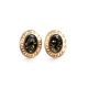 Classic Golden Amber Earrings The Ellas, image 