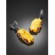 Drop Amber Earrings In Gold-Plated Silver With White Amber The Rialto, image , picture 2