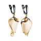 Filigree Gold-Plated Earrings With Natural Mammoth Tusk The Era, image , picture 3