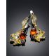 Gold Plated Amber Dangles With Crystals The Beatrice, image , picture 2