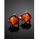 Silver Earrings With Cherry Amber The Byzantium, image , picture 2