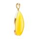 Cute Honey Amber Pendant In Gold The Cascade, image , picture 3