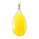 Cute Honey Amber Pendant In Gold The Cascade, image 