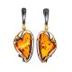 Handcrafted Amber Earrings With Cognac Amber The Rialto, image 