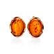 Adorable Amber Earrings In Gold-Plated Silver The Lyon, image 