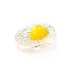Filigree Silver Pendant With Honey Amber The Venus, image , picture 4