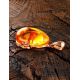 Luminous Lemon Amber Pendant In Gold-Plated Silver The Cascade, image , picture 2