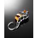 Bold Seahorse Amber Pendany, image , picture 2
