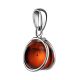 Baltic Amber Pendant In Sterling Silver The Flamenco, image , picture 3