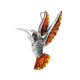 Chic Amber Hummingbird Pendant, image , picture 3