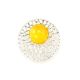 Filigree Silver Pendant With Honey Amber The Venus, image 