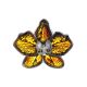 Designer Silver Amber Pendant The Orchid, image 