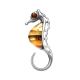 Bold Seahorse Amber Pendany, image 