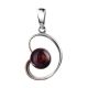 Baltic Amber Pendant In Sterling Silver The Flamenco, image 