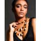 Multicolor Faceted Amber Necklace The Cleopatra, image , picture 7