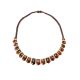 Amber Flat Beaded Necklace The Cleopatra, image , picture 4