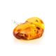 Cognac Amber Heart Pendant The Declaration, image , picture 3