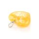 Bold Honey Amber Heart Pendant The Declaration, image , picture 3