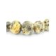 White Amber Ball Beaded Necklace The Meteor, image , picture 2