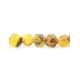 Hammer Cut Amber Necklace The Meteor, image , picture 4