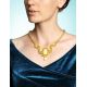 Braided Necklace With Amber And Glass Beads The Fable, image , picture 6