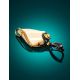 Designer Gold-Plated Pendant With Natural Mammoth Tusk The Era, image , picture 2