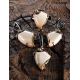 Designer Gold-Plated Pendant With Natural Mammoth Tusk The Era, image , picture 4