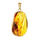 Amber Gold-Plated Pendant With Inclusions The Clio, image , picture 9