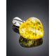 Lemon Amber Heart Pendant The Declaration, image , picture 2