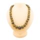 Hammer Cut Amber Necklace The Meteor, image 