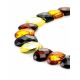 Multicolor Faceted Amber Necklace The Cleopatra, image , picture 3