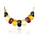 Multicolor Faceted Amber Necklace The Cleopatra, image , picture 4