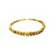 Hammer Cut Amber Beaded Necklace The Meteor, image , picture 5