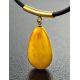 Chic Honey Amber Pendant Necklace, image , picture 2