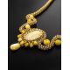 Braided Necklace With Amber And Glass Beads The Fable, image , picture 2