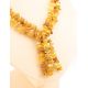 Raw Amber Beaded Necklace With Dangles, image , picture 5