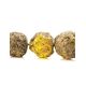 Hammer Cut Amber Necklace The Meteor, image , picture 4