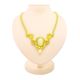 Braided Necklace With Amber And Glass Beads The Fable, image 