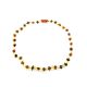 Multicolor Amber Beaded Teething Necklace, image 