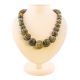 Black Amber Ball Beaded Necklace The Meteor, image 