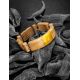 Wooden Flat Beaded Bracelet With Honey Amber The Indonesia, image , picture 2
