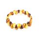 Multicolor Amber Elastic Bracelet, image , picture 3