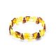 Multicolor Amber Elastic Bracelet, image , picture 2