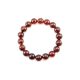 Cognac Amber Beaded Bracelet, image , picture 3