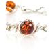 Baltic Amber Link Bracelet In Sterling Silver The Flamenco, image , picture 3